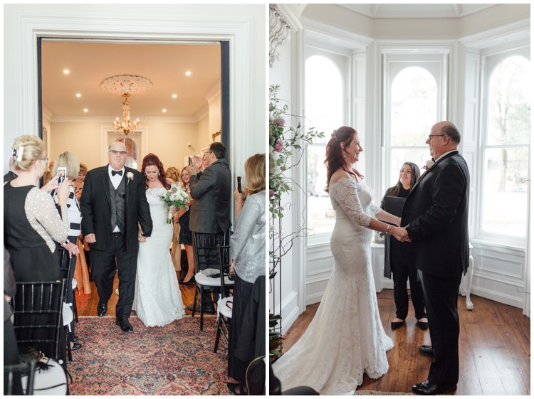loch aerie mansion wedding ceremony